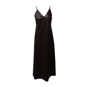 Nanushka Vegan Leather Slip Dress in Purple Polyester
